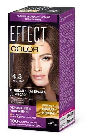 ФК 4965-8663 Краска для волос EffectColor тон 4.3 шоколад 100 мл (коробка)