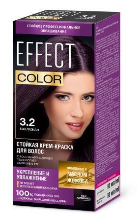 ФК 4963-8661 Краска для волос EffectColor тон 3.0 тёмный каштан100 мл (коробка)