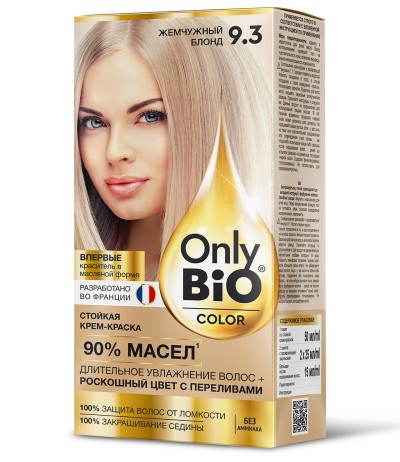 Краска для волос Only Bio COLOR Тон 9.3 Жемчужный блонд 115 мл