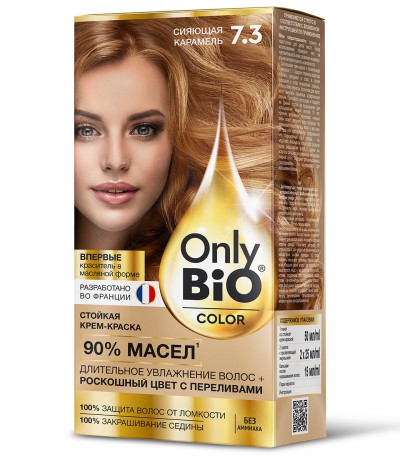 Краска для волос Only Bio COLOR Тон 7.3 Сияющая карамель 115 мл
