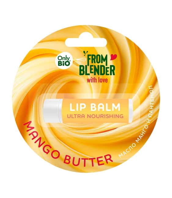 Бальзам для губ MANGO BUTTER питательный ONLY BIO 4.5 г