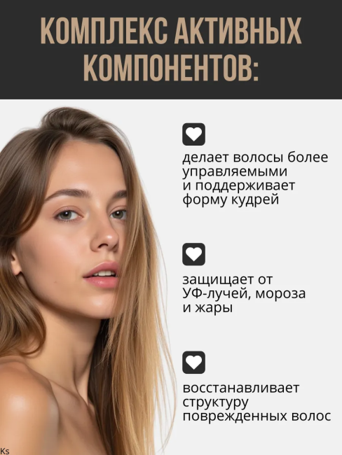 Спрей-контроль для вьющихся волос Восстановление кудрей Prof HAIR CARE 240 мл Спрей-контроль для вьющихся волос Восстановление кудрей Prof HAIR CARE 240 мл