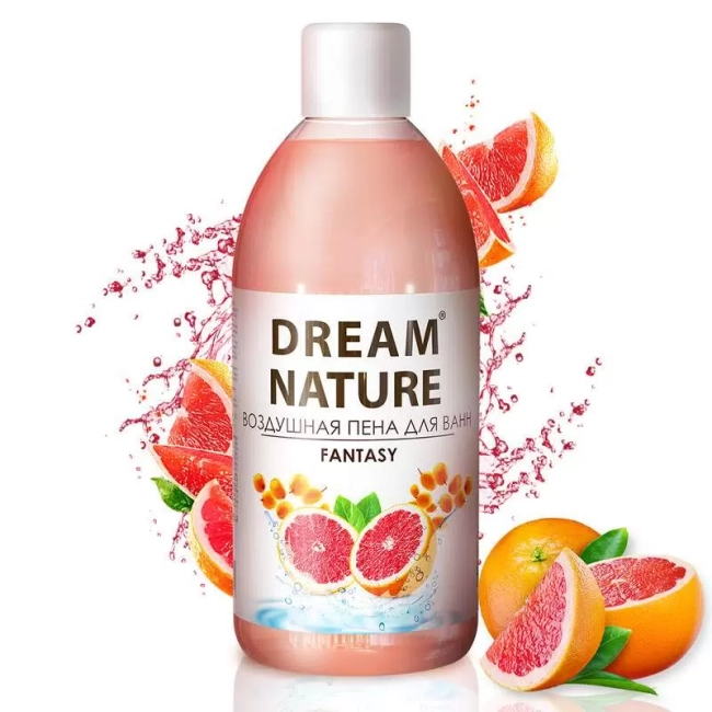 Пена для ванн Воздушная Облепиха и грейпфрут Dream Nature 1 л