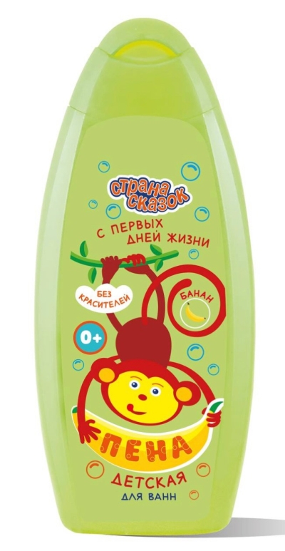 ПЕНА для ванн детская БАНАН Страна сказок 350 мл
