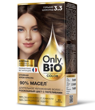 Краска для волос Only Bio COLOR Тон 3.3 Горький шоколад 115 мл