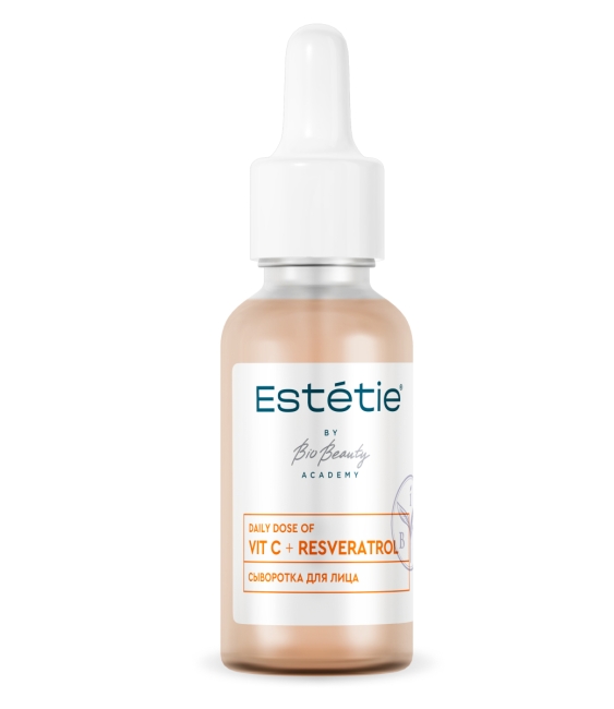 Сыворотка для лица Vit C + resveratrol ESTETIE 30 мл