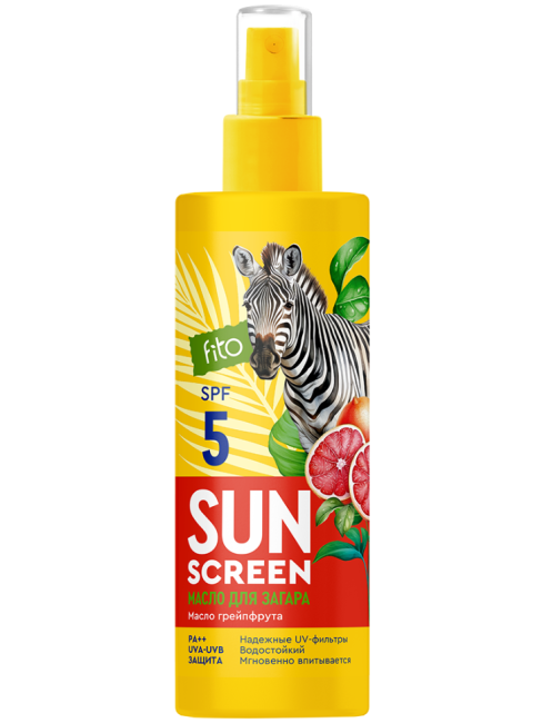 Питательное масло для загара SUN SCREEN SPF-5 150 мл