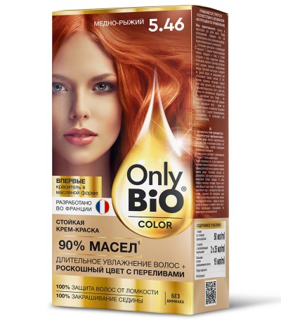 Краска для волос Only Bio COLOR Тон 5.46 Медно-рыжий 115 мл
