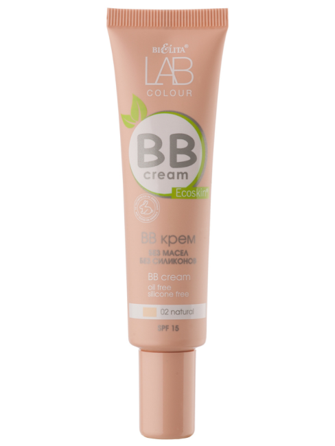 BB крем без масел и силиконов 02 natural LAB colour 30 мл