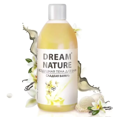 Пена для ванн Воздушная Сладкая ваниль Dream Nature 1 л