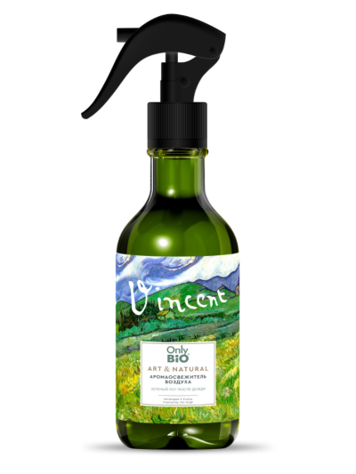 Аромаосвежитель воздуха Зеленый луг после дождя Only Bio Art & Natural 320 мл
