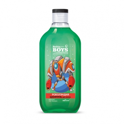 Шампунь для волос «Роболэндия» Для мальчиков 7-10 лет Belita Boys 300 мл Шампунь для волос «Роболэндия» Для мальчиков 7-10 лет Belita Boys 300 мл