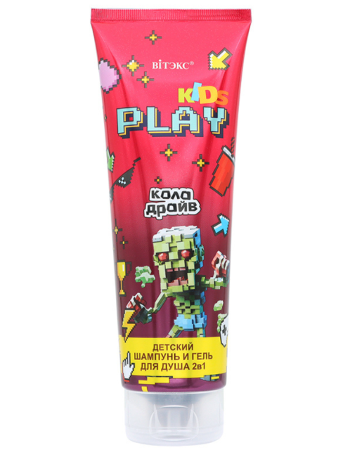 Детский Шампунь и гель для душа 2в1 КОЛА ДРАЙВ KIDS PLAY 250 мл