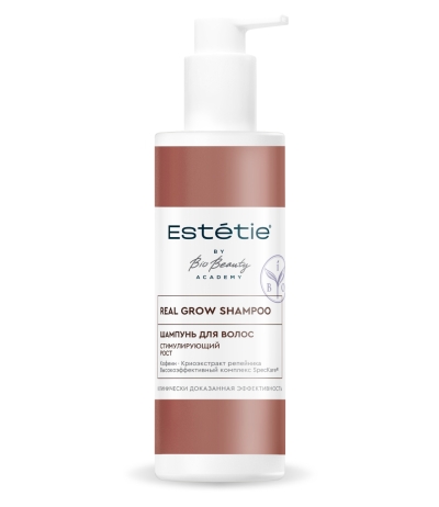 Шампунь стимулирующий рост Real grow shampoo ESTETIE 240 мл