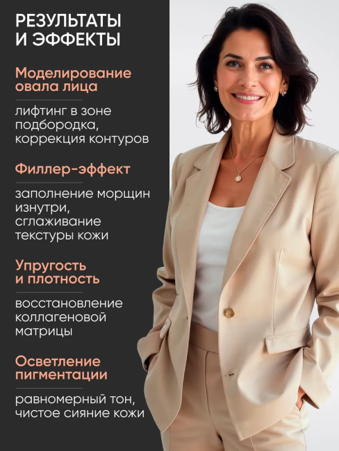 Крем-люкс 65+ Дневной для лица Моделирование овала филлер эффект SPF 20 LuxCare VIP 50 мл