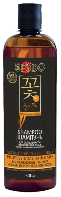 Шампунь для ослабленных и поврежденных волос PARLI Sendo 500 мл Шампунь для ослабленных и поврежденных волос PARLI Sendo 500 мл
