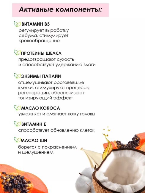 Маска-скраб для кожи головы PARLI OHanami 200 мл