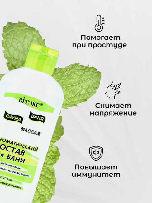 Ароматический состав для бани БАНЯ САУНА 285 мл  Ароматический состав для бани БАНЯ САУНА 285 мл