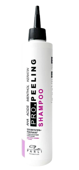 Шампунь-пилинг с АНА-кислотами и ментолом PARLI 250 мл