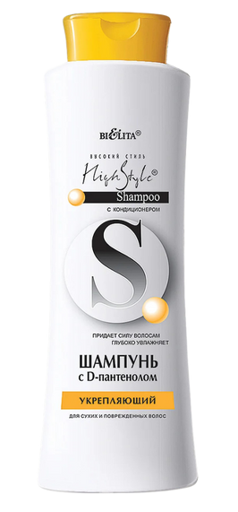 Шампунь с D-пантенолом укрепляющий Высокий Стиль 500 мл Шампунь с D-пантенолом укрепляющий Высокий Стиль 500 мл