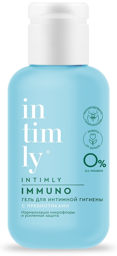 Гель для интимной гигиены с пребиотиками INTIMLY Immuno 65 мл