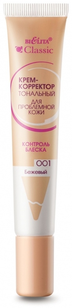 Крем-корректор тональный для проблемной кожи 01 Беж Classic 20 мл Крем-корректор тональный для проблемной кожи 01 Беж Classic 20 мл
