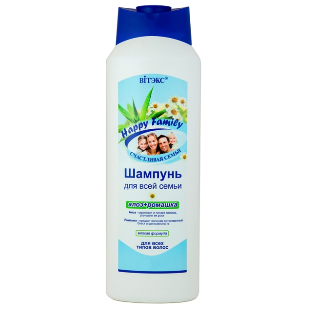 Шампунь для всех типов волос Happy Family 1000 мл Шампунь для всех типов волос Happy Family 1000 мл