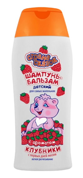 Шампунь-бальзам детский С ароматом клубники Страна Сказок 250 мл