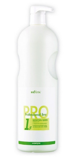 Шампунь-крем Кефирный PROF 1F 1000 мл