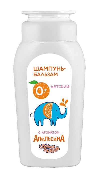 Шампунь-бальзам детский С ароматом Апельсина Страна Сказок 300 мл