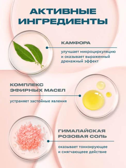 Скраб для тела для похудения разогревающий дренажный Humalayan hot scrub ESTETIE 180 мл