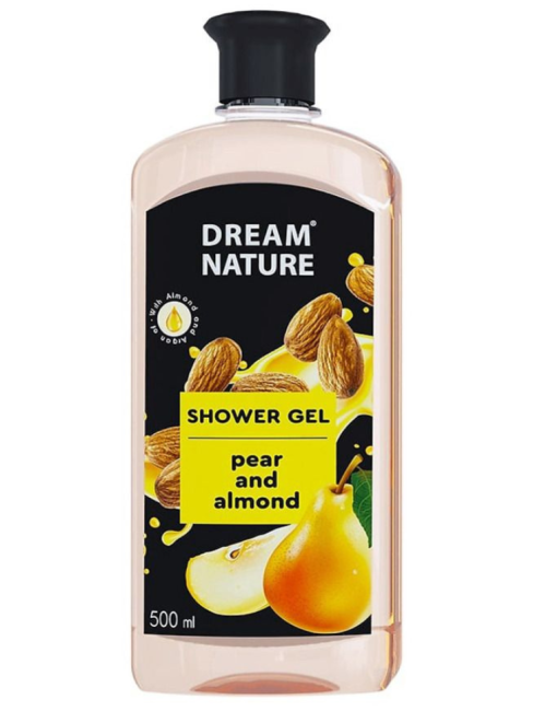 Гель для душа  Груша и миндаль Dream Nature 500 мл
