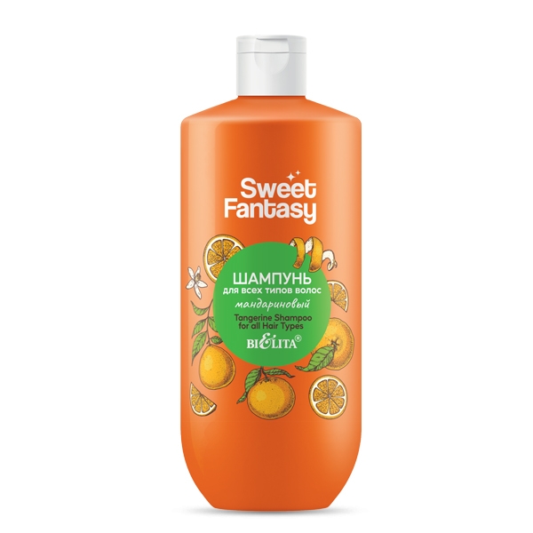 Шампунь для всех типов волос Мандариновый Sweet Fantasy 400 мл