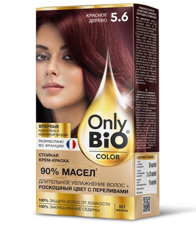 Краска для волос Only Bio COLOR Тон 5.6 Красное дерево 115 мл