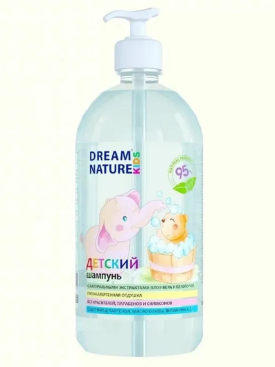 Шампунь Алоэ вера и белый чай DN KIDS 1000 мл