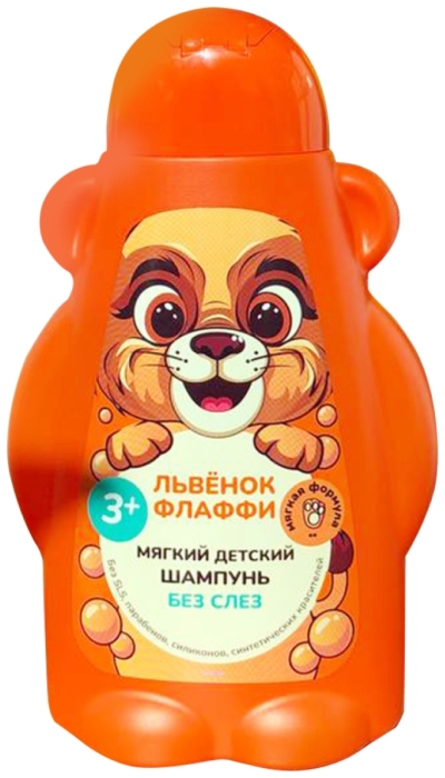 Шампунь детский мягкий ЛЬВЁНОК ФЛАФФИ ФитоПупс 450 мл