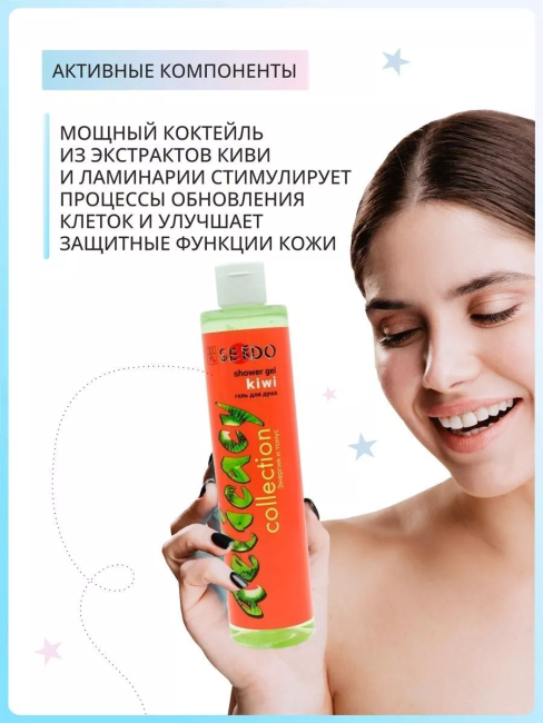 Гель для душа КИВИ PARLI Sendo 350 мл Гель для душа КИВИ PARLI Sendo 350 мл