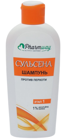 Шампунь против перхоти 1% СУЛЬСЕНА 150 мл
