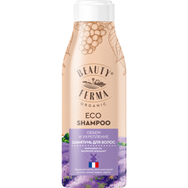 Шампунь для волос Объем и укрепление BEAUTY FERMA 250 мл